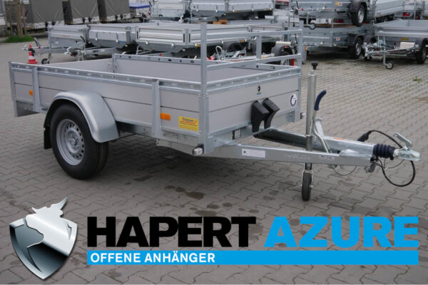 Hapert Azure L-1 Aluminium 2,50x1,30x0,37m 1350kg 100 Km/h H-Gestell