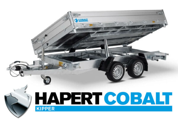 Hapert Cobalt HM-2 3,05x1,80x0,30m 2700kg Dreiseitenkipper elektrisch Nothandpumpe Auffahrpaket niedriges Fahrwerk